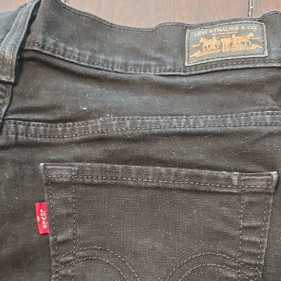 Elegant Black Straight Leg Women's Jeans - Picture 7 of 7